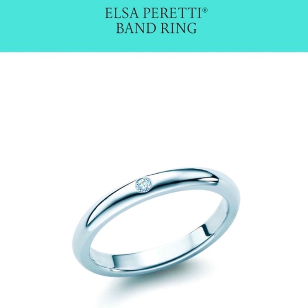 Tiffany & Co. Elsa Peretti Diamond Stacking Ring